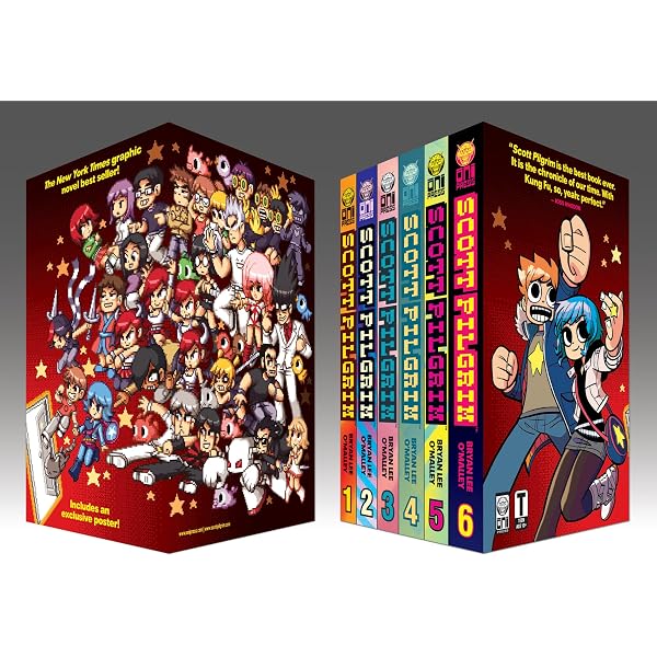 Amazon.com: Scott Pilgrim 20th Anniversary B&W Hardcover Box Set