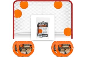 Top Shelf Targets Sniper 8-inch Magnetic Shooting Targets (4 Pack Set) for Hockey and Lacrosse Excellent Practice Tool & Trai