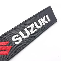MELD Motorcycle Key Tag Embroidered Keychain Key