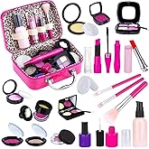 Tepsmigo Pretend Makeup Kit for Girls, maquillage Enfant fille for Birthday Christmas Toy Makeup Set for Toddler, Little Girl