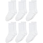 Jefferies Socks Seamless Toe Athletic Crew Socks 6-pack