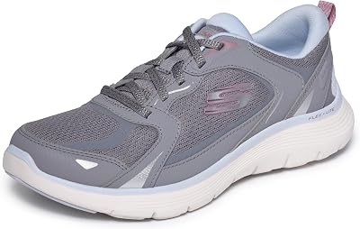 Flex Appeal 5.0 Retro Rush Sneaker Donna, Grigio Scuro Duraleather Mesh Multi Trim, 38.5 EU