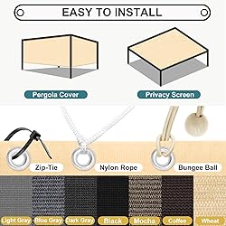 Shade&Beyond 90% Sun Shade Cloth with