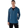 Mens UPF 50+ UV Full Zip Sun Protection Hoodie Jacket With Thumb holes Cooling Lightweight Fishing Hiking Cooling Shirts men