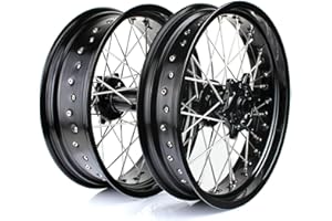 Smadmoto 17" Supermoto Supermotard Wheels Rims Hubs for SX EXC XC SXS 125-540 2 strokes /4 strokes 2003-2019