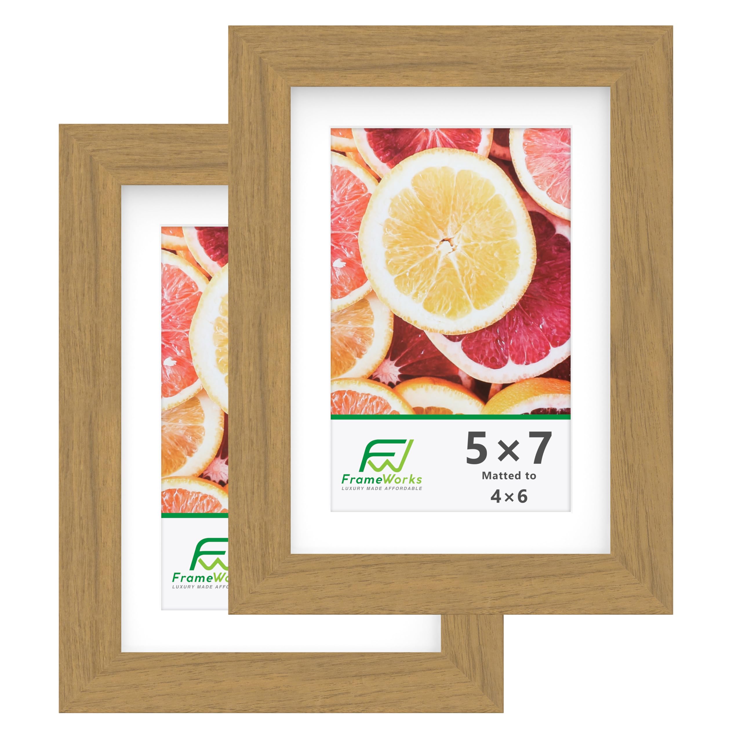 FrameWorks 2-Pack, 5x7 Matted to 4x6 Picture