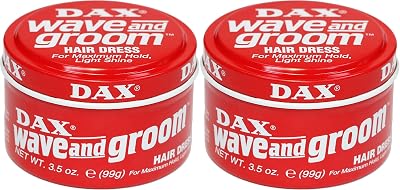 DAX Wave and Groom Styling Wax Professional Hair Product 2 x 3.5oz Pack