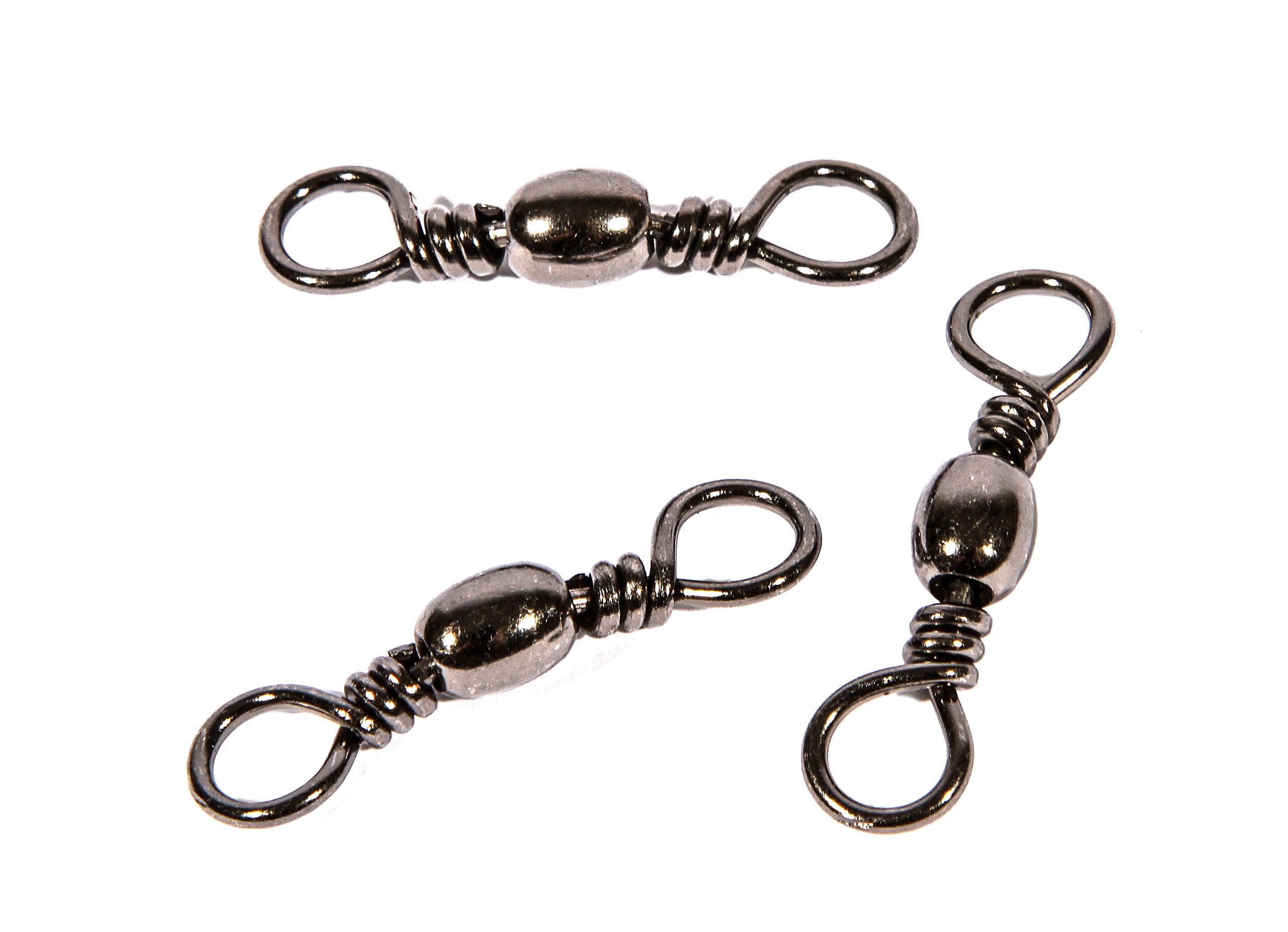 Boone Black Barrel Swivels, 100-Pound
