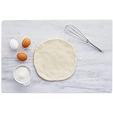 JEmarble Pastry Board 16x24 inch with Non-Slip Rubber Feets for Stability Perfect for Keep the Dough Cool and Chocolate Tempering(Premium Quality) White