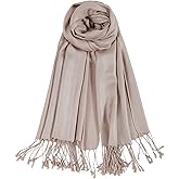 TUSHUSTY Pashmina Feel Shawl Wraps for Women Evening Dresses and Wedding Cover Up Formal Soft Silky Rave Scarf Elegant