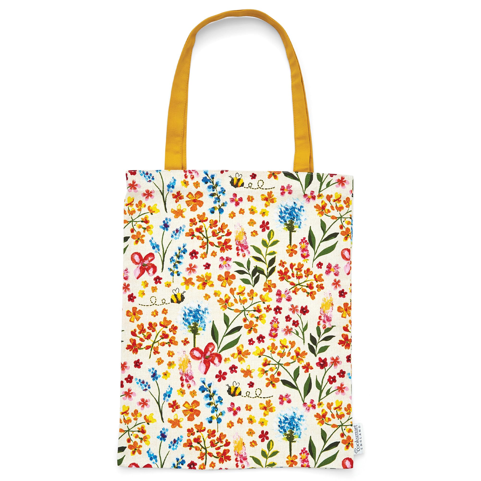 Cooksmart British Designed Tote Bag | Tote Bags With Handles Great For On The Go | Eco Friendly Option For Shopping Bags - Bee Happy