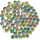 Xeahung Acrylic Crystal Beads Bayberry Beads Round Beads Charms for Jewelry Making Bracelets Earring Necklace Adults Beading DIY Art Craft Projects Christmas Ornament Gifts 120PCS (12mm, Colourful)