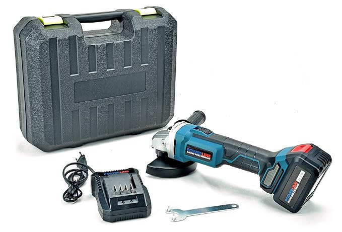 Akku Winkelschleifer Flex 24V Li-ion 3Ah 7000Umin M14 + Stirnlochschlüssel