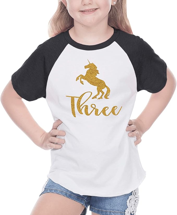 unicorn birthday outfit for 3 year old