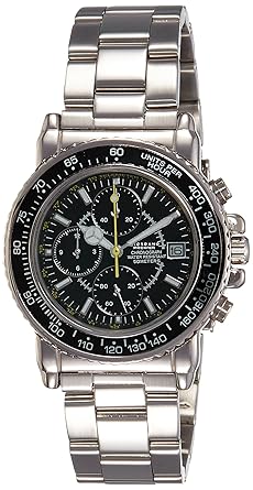 Chronograph Black Dial Mens Watch P131-11