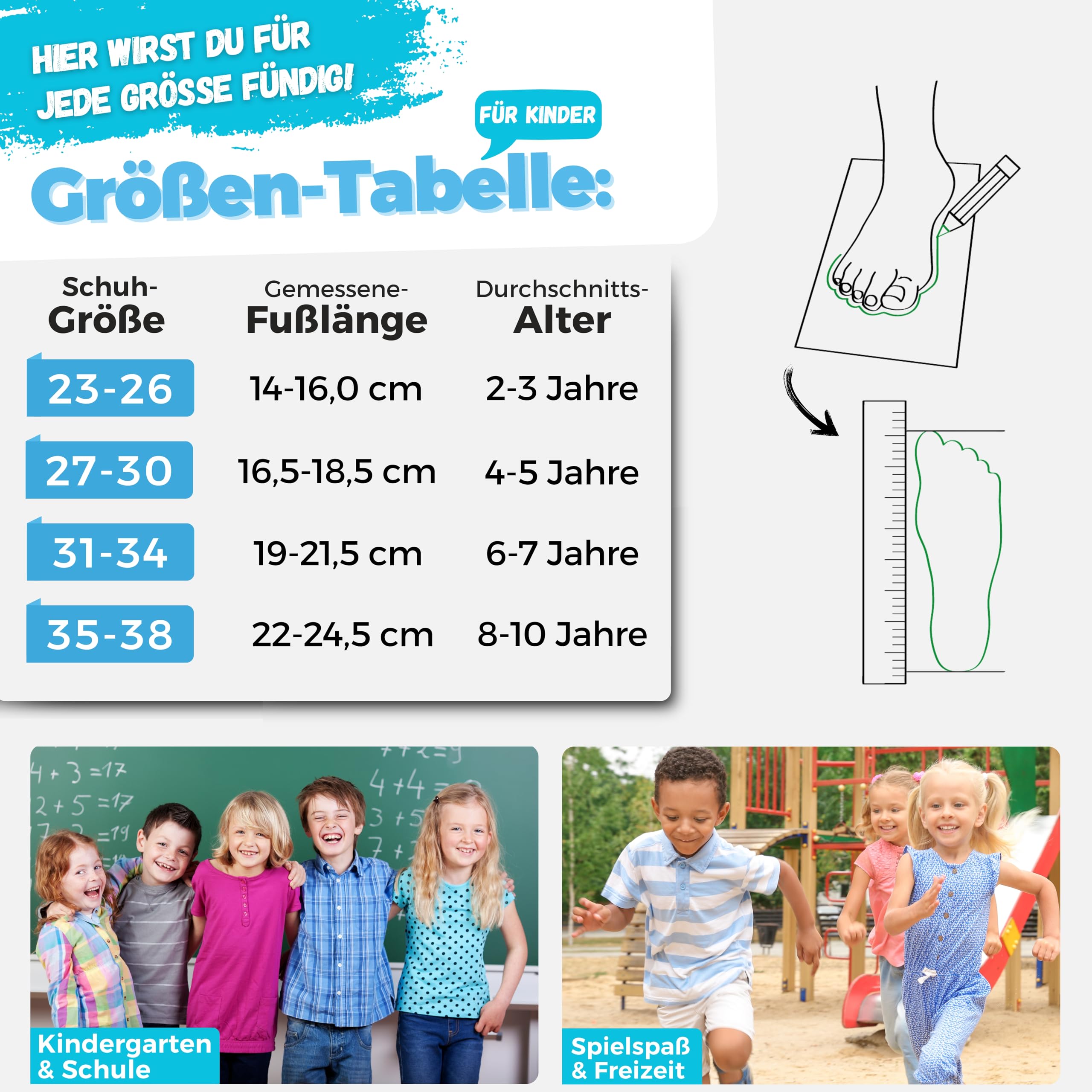 MEDOLY Kinder Socken (10 Paar) mit 72% Baumwolle, für Mädchen & Jungen - Kindersocken 4