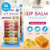 SOL 14 Pack Women's Lip Balm Set with Beeswax & Vitamin E view 3