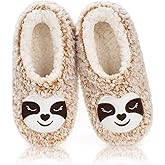 cosyone1997 Cute Animal Slippers Indoor Soft Sole, Cozy Fuzzy Slipper Socks Inspired Style, Family Sizes for Toddler Kids Big Kid Teen Adult