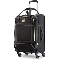 American Tourister Belle Voyage Softside Luggage with Spinner Wheels, Black, 21"