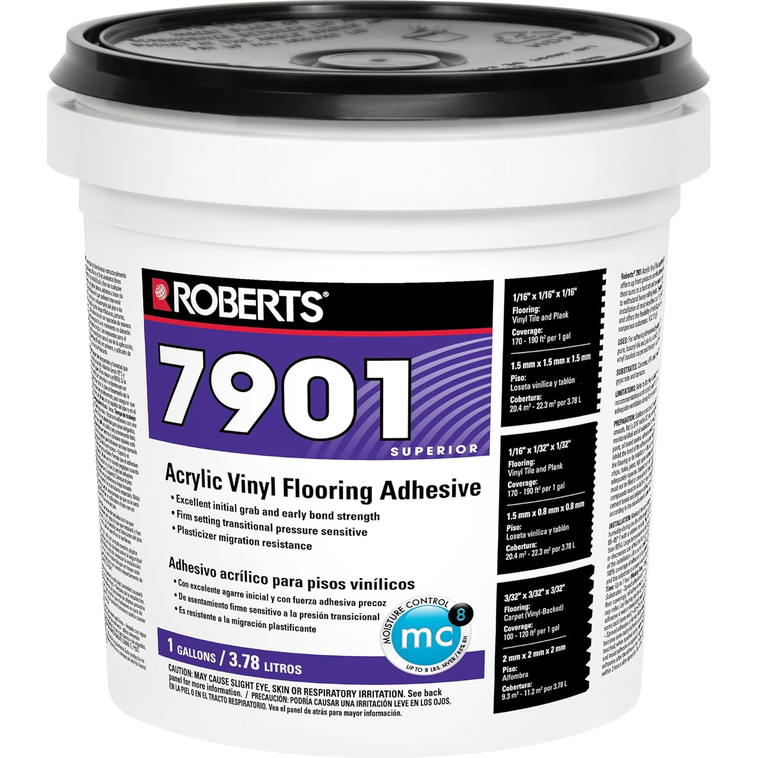 R7901 Acrylic Vinyl Flooring Adhesive 1 Gal Amazon Co Uk Diy