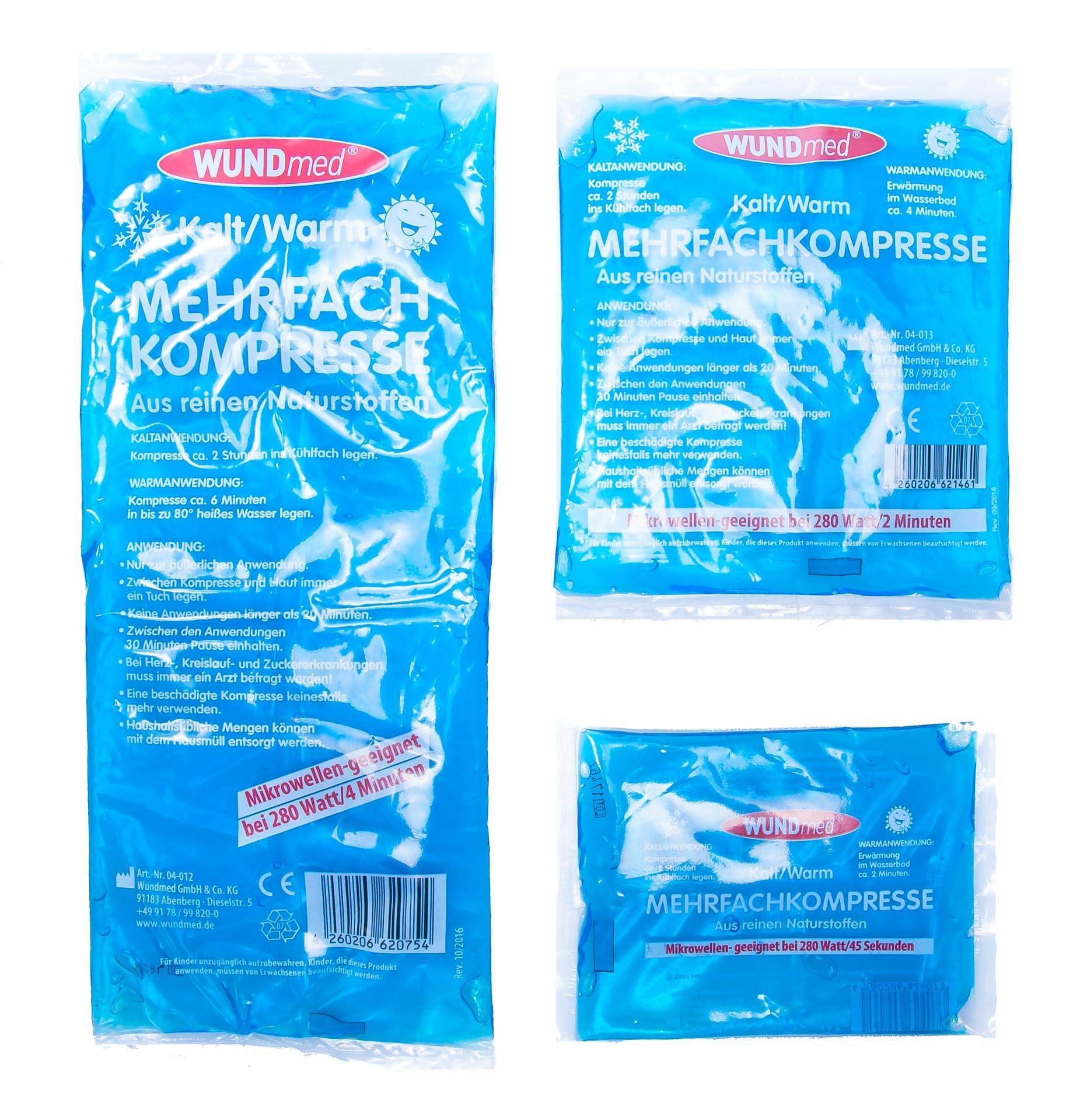 Multiple-compress compresses hot / cold sizes Set (1x large / middle 1x / 1x small)