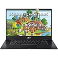 ASUS Chromebook CX1 15.6" FHD Laptop, Intel Celeron N3350 Processor, 4GB RAM, 64GB eMMC Flash Memory, Intel HD Graphics, 720P Webcam, Stereo Speakers, Chrome OS, Black (Renewed)