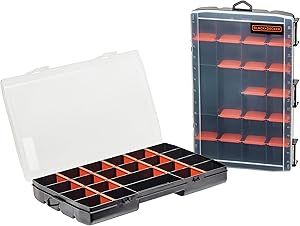 beyond by BLACK+DECKER Tool Organizer, 22-Compartment, 2-Pack (BDST60714AEV)