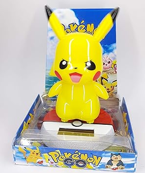 Cute Solar Powered Pikachu Bobblehead