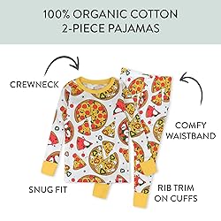 HonestBaby 2-Piece Pajamas Sleepwear PJs