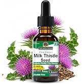 Natures Answer Milk Thistle 2000 mg, 2 oz - Alcohol Free Extract - Promotes Healthy Liver Function - Cleanse and Detox Supplement - Non-GMO, Kosher Certified, Gluten-Free