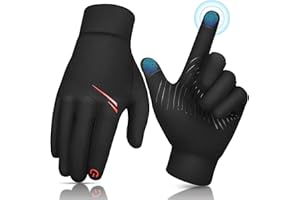 EEFOW Kids Winter Touch Screen Gloves - Cold Weather Windproof Waterproof Fleece Warm Gloves Anti-Slip Cycling Mittens for Aged 4-12 Children Boys & Girls