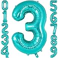 6 N Trigger Scan Vf Amazon.com: Teal Blue Number 3 Balloon, 40 Inch Big Large Foil Helium