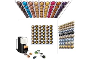 JIUCAIJC 10 Pack Coffee Pods Holder for Nespresso, PVC Organize Strips for Coffee Bar Accessories, Compatible with Kcups/Nesp