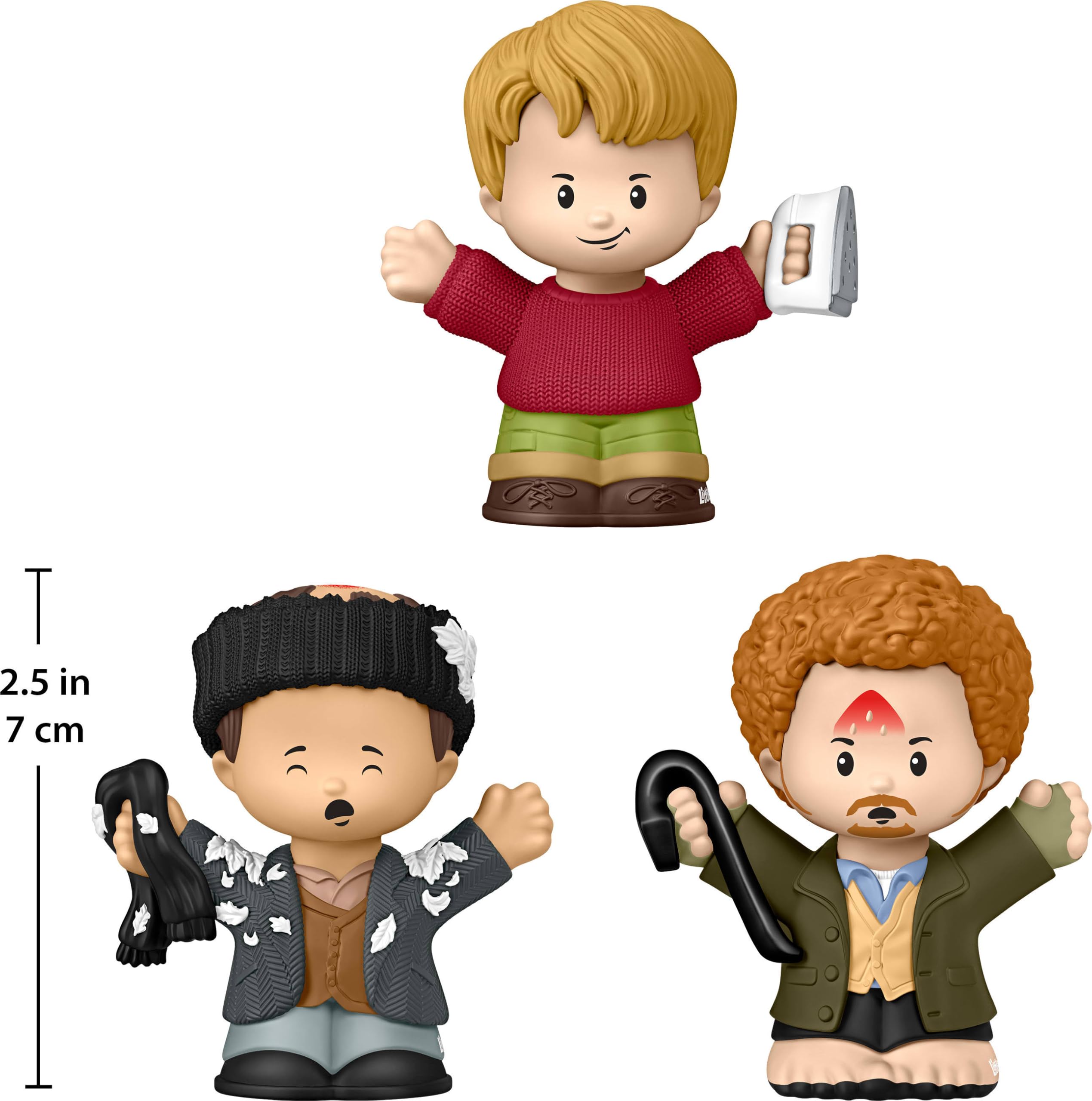 Little People Collector Home Alone Special Edition Set for Movie Fans, 3 Character Figures in a Display Package