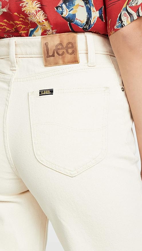 lee vintage modern cropped wide leg jeans