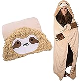 Thnapple Original Authentic Slothy Sloth Wearable Hooded Blanket