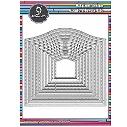 Alinacutle 10/PK-Window,Stitch Border Nesting Frame