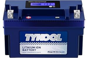 TYKOOL YT7B-BS, 240 CCA, 3X Cranking Amps,5X Life, High Performance Lithium LiFePO4 Motorcycle Battery,12V 4Ah,Fits for ATV,Fits for Ducati 1198cc,BRP (CAN-AM) 450cc ATV,Yamaha 125cc,150cc Scooter
