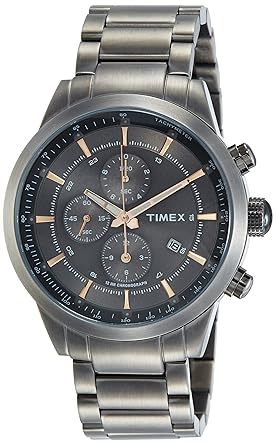 E-Class Chronograph Black Dial Mens Watch - TW000Y418