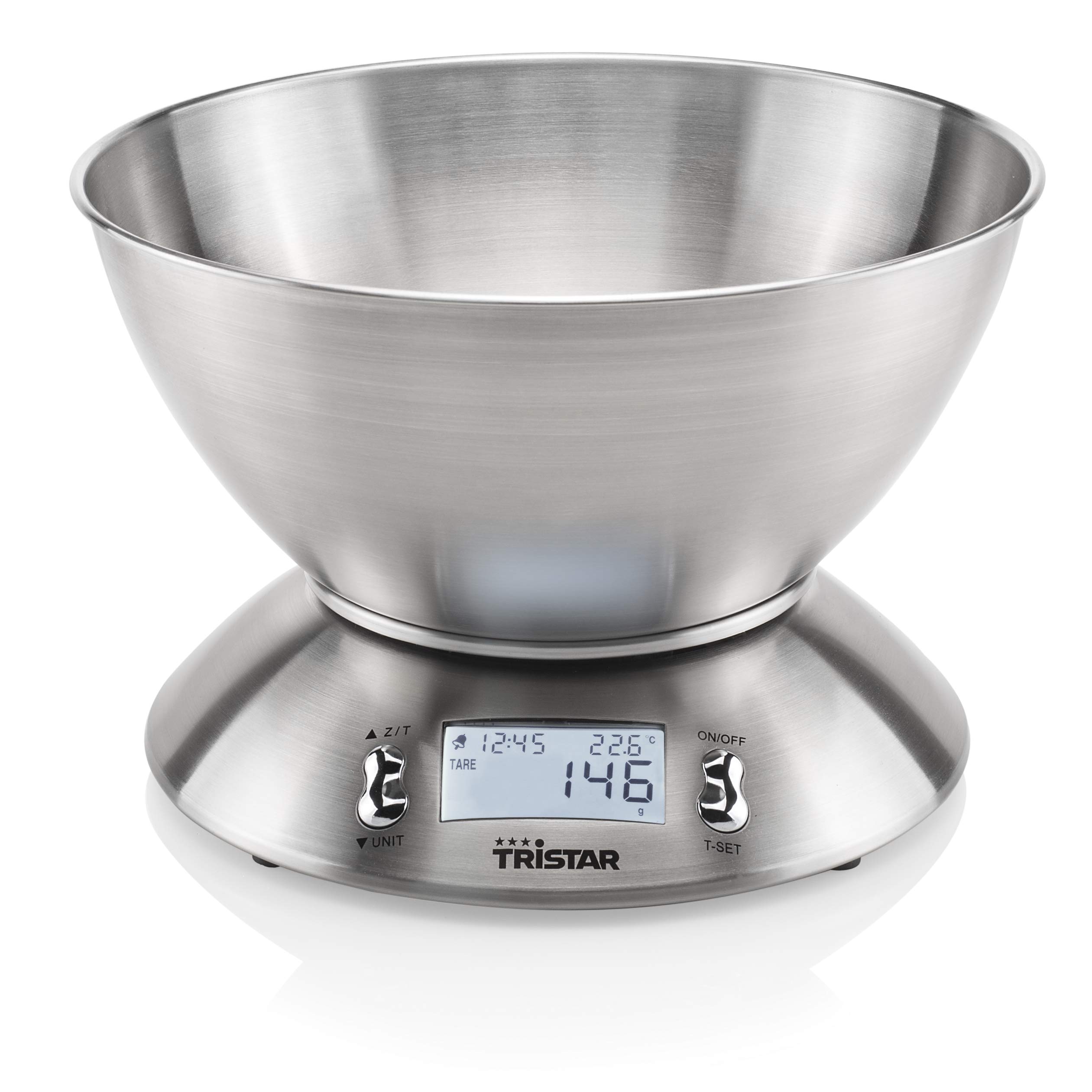 Tristar KW-2436 Kitchen Scale – 5 kilograms – Stainless Steel, 0.22 x 0.11 x 0.22 cm