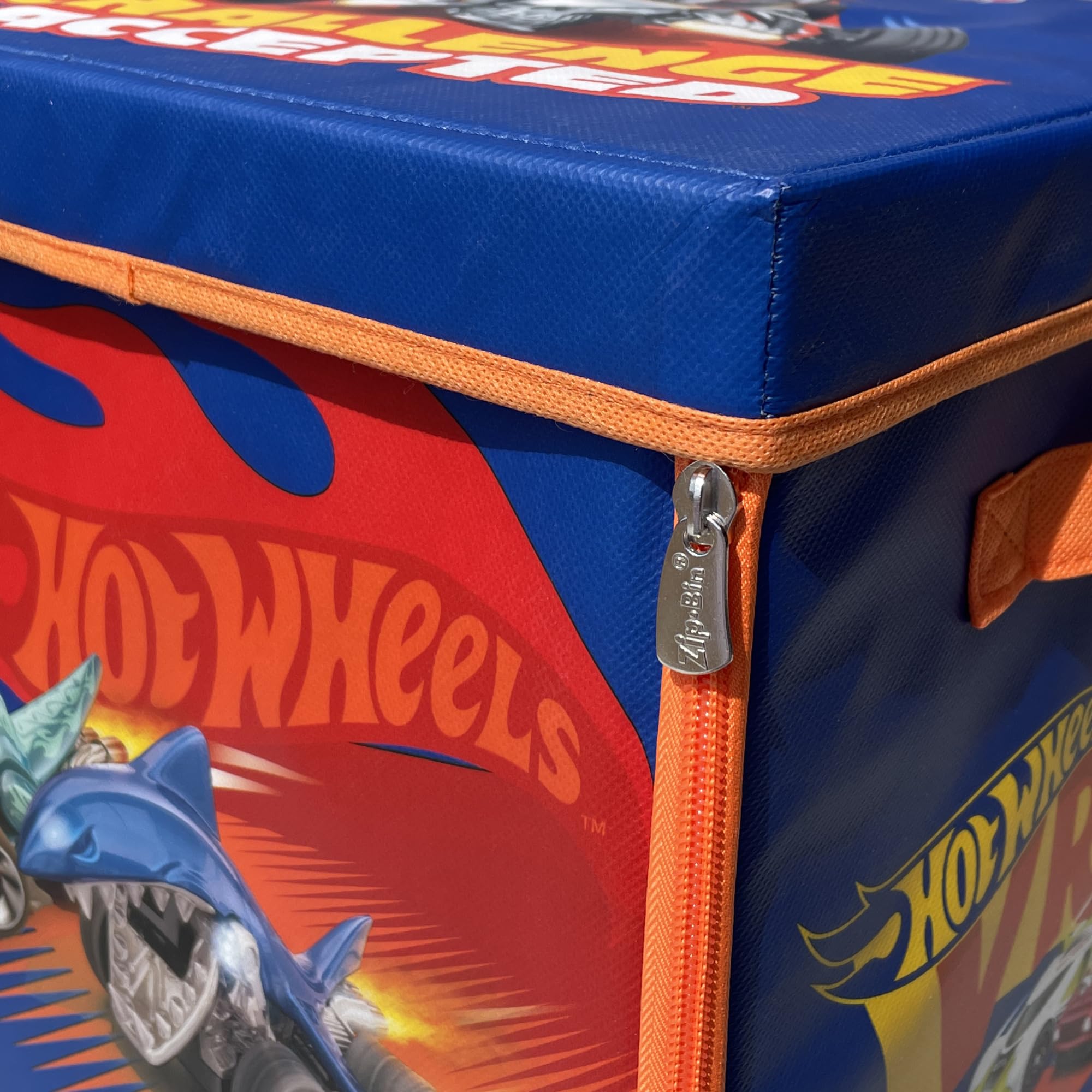 Hot Wheels Tara Toy: ZipBin 300 Car Storage Cube - Unzip to Convert Into A Playmat, Holds Up to 300 Toy Cars, Storage & Play, Toy Box, Kids Age 3+
