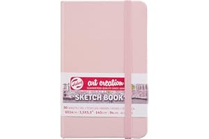 Talens Art Creation 9314011M Carnet de croquis 80 feuilles Rose pastel 3,5 x 5,5 cm