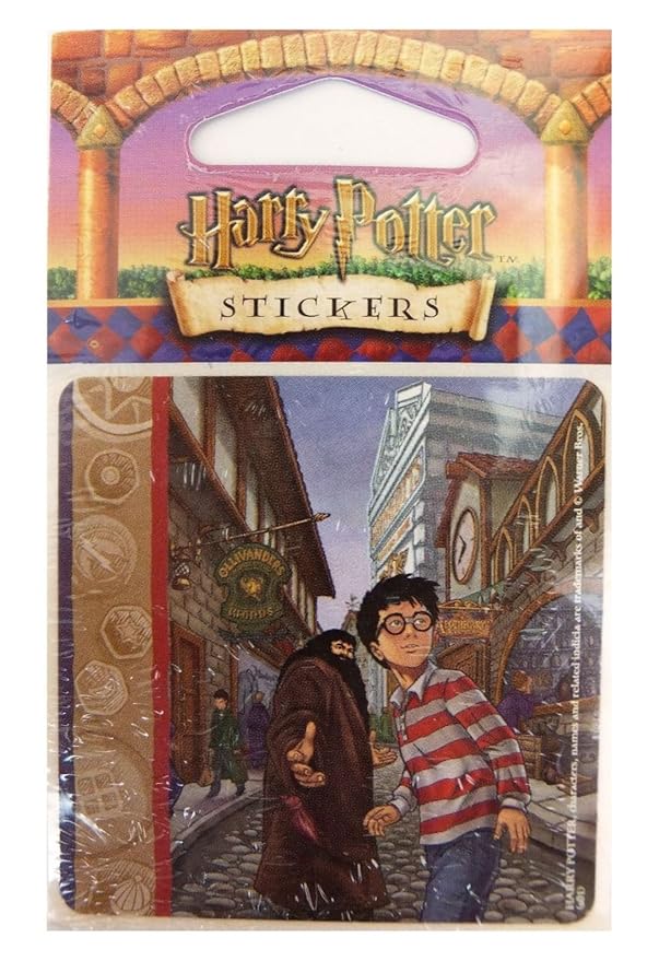 Harry Potter Stickers 2.5in Square in Diagon Alley with