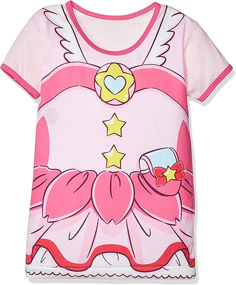 Amazon バンダイ インナー スタートゥインクルプリキュア 19aw 女児変身インナー半袖シャツ A 521 アソート 日本 1cm 日本サイズ1 相当 インナーシャツ 通販