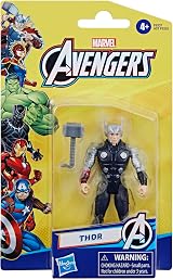 Hasbro Marvel Avengers Epic Hero Series Thor 4-Inch Action Figure with Mjolnir view 4