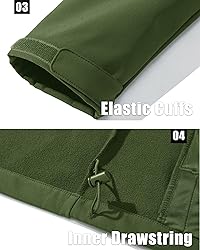MAGCOMSEN Softshell Jacket Men Fleece Lined Coat