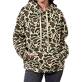 Ziesexy Womens Camo Hoodies Maple Leaf Print Oversized Hooded Pullover Shirt Fleece Long Sleeve Camo Sweatshirt With Pocket