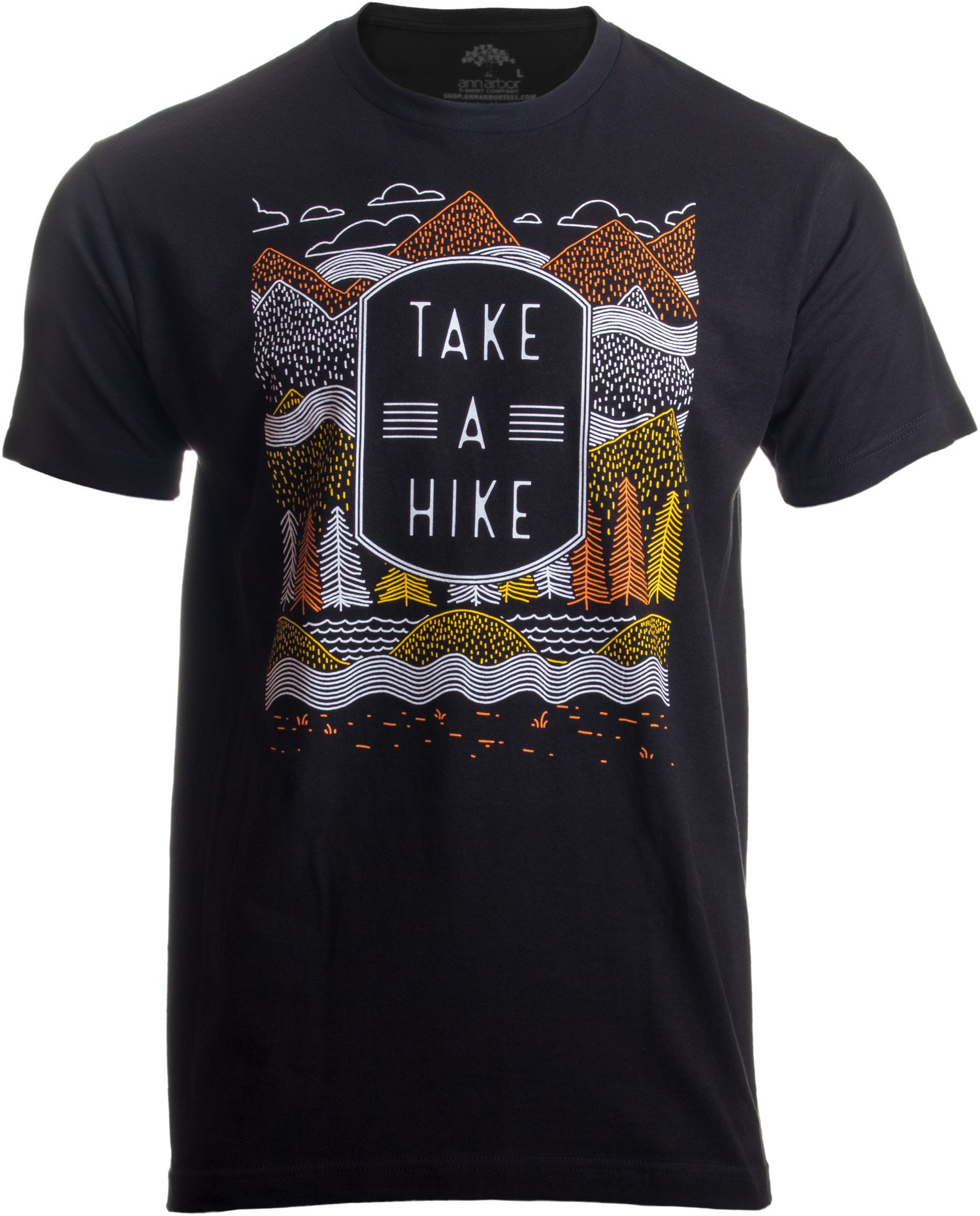 Ann Arbor T-shirt Co.Take a Hike | Outdoor Nature Hiking Camping Graphic Saying for Men Women T-Shirt