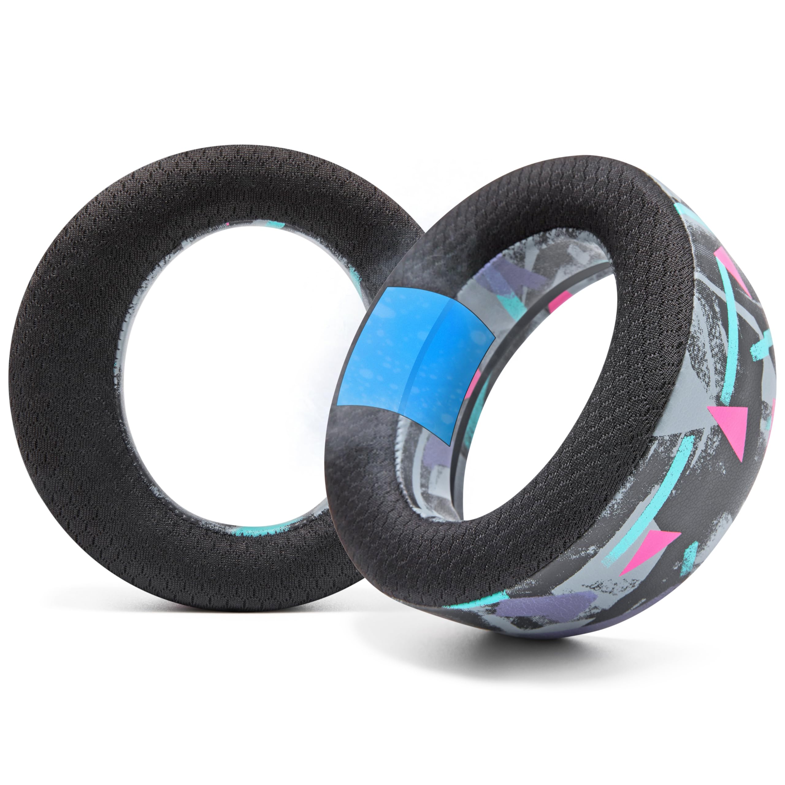 WC Freeze Pulse Elite - Cooling Gel Earpads Compatible with PS5 Pulse Elite, Made by Wicked Cushions | Thicker Cushion & Wider Opening | 90's Black