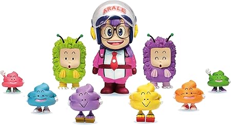 Amazon 香港イベント限定 Dr スランプ アラレちゃん アラレ がっちゃん うんちくん 9体セット 並行輸入品 ロボット 子ども向けフィギュア おもちゃ